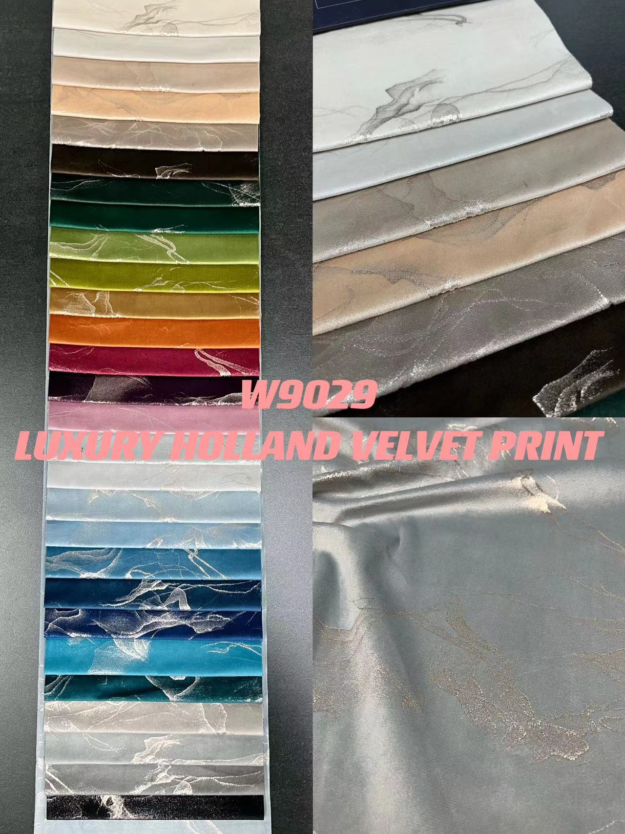طباعة مخملية هولندية فاخرة W9029